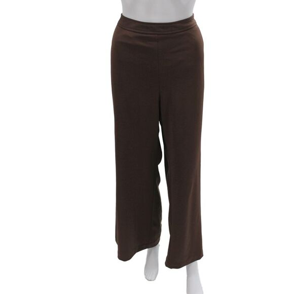 Drew Pants - Drew Women Brown Dress Pants Pull On 95% Polyester Size L